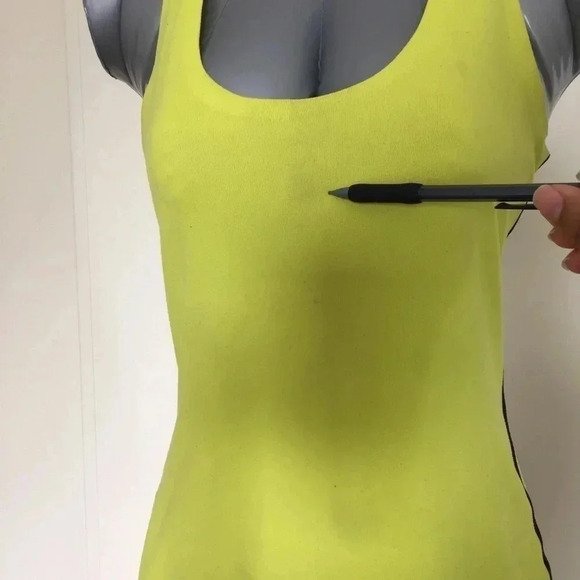 Lululemon Reversible neon yellow green racerback tank top size medium - Picture 11 of 17